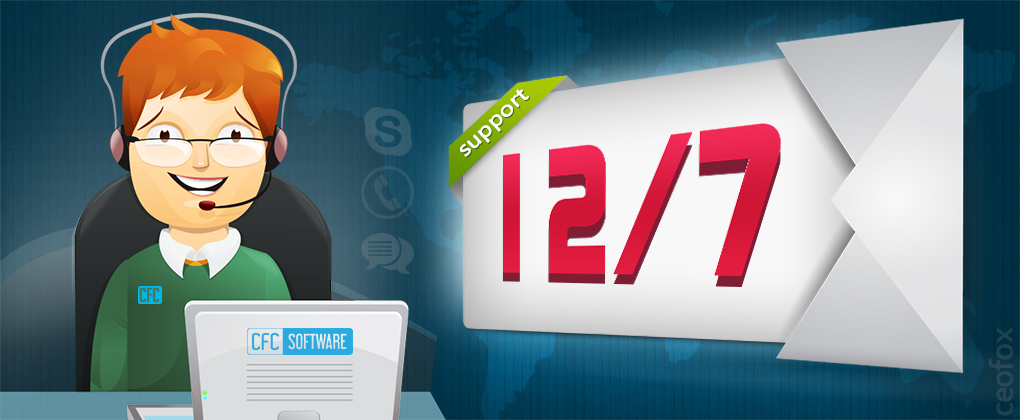 We are here to supply 12/7 support even on weekend